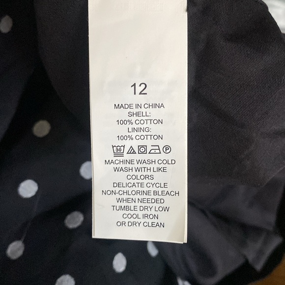 KATE SPADE New York DOT COTTON FIORELLA DRESS 12 NEW - Picture 10 of 11